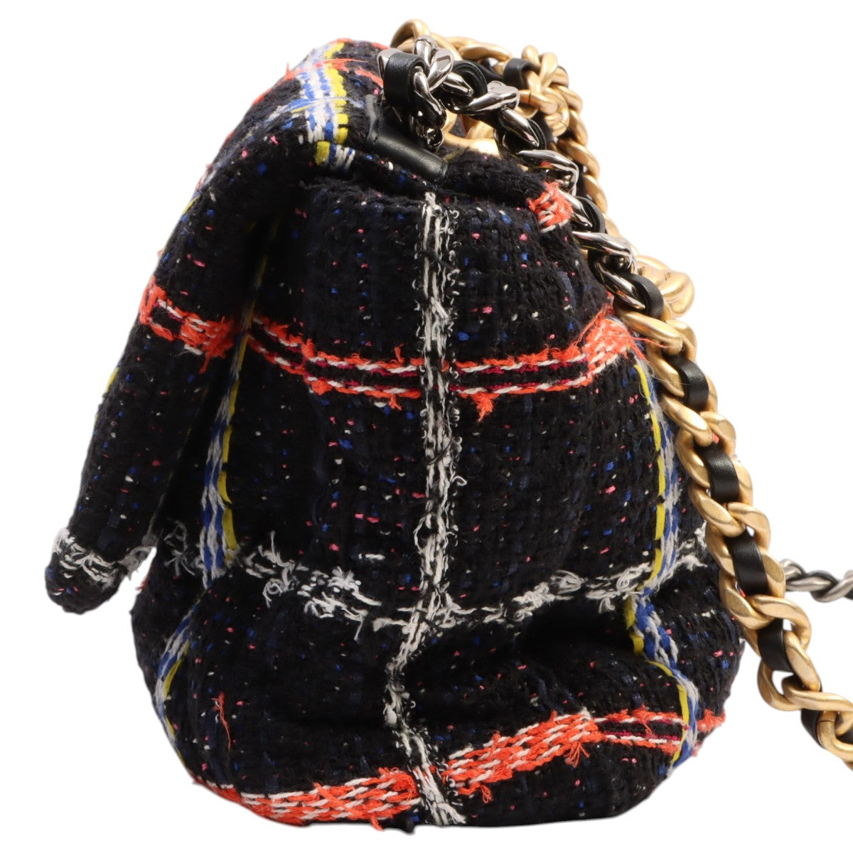 Chanel 19 Matelassé Chain Shoulder Bag, circa 2021, black