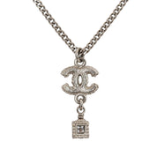 2012 Cube Design CC Logo Necklace Silver