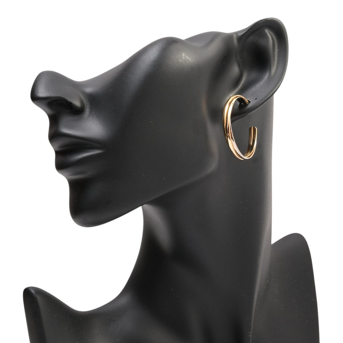 18K Trinity Earrings Yellow Gold/Pink Gold/White Gold