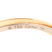 18K Trinity Earrings Yellow Gold/Pink Gold/White Gold