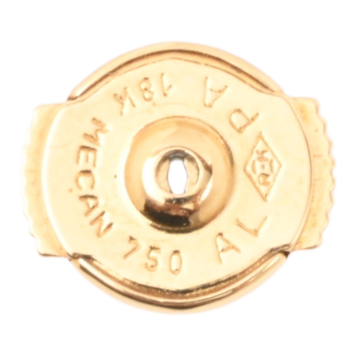 18K Trinity Earrings Yellow Gold/Pink Gold/White Gold