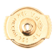 18K Trinity Earrings Yellow Gold/Pink Gold/White Gold