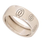 18K Happy Birthday Ring #60 White Gold