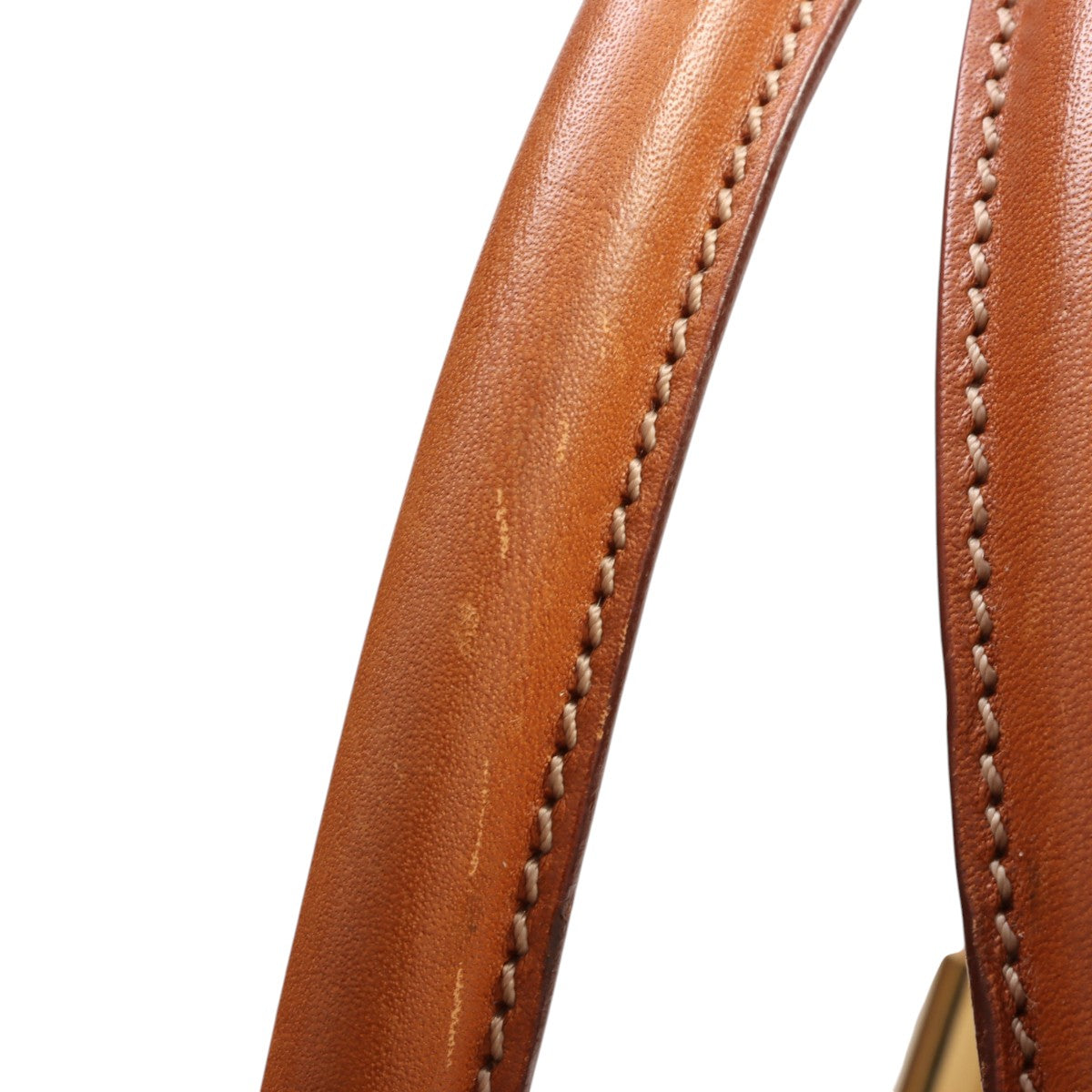 Macadam Pattern Logo Embossed Handbag Brown