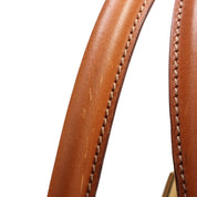 Macadam Pattern Logo Embossed Handbag Brown