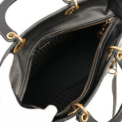 Leather Lady D-Sire 2-Way Bag Black