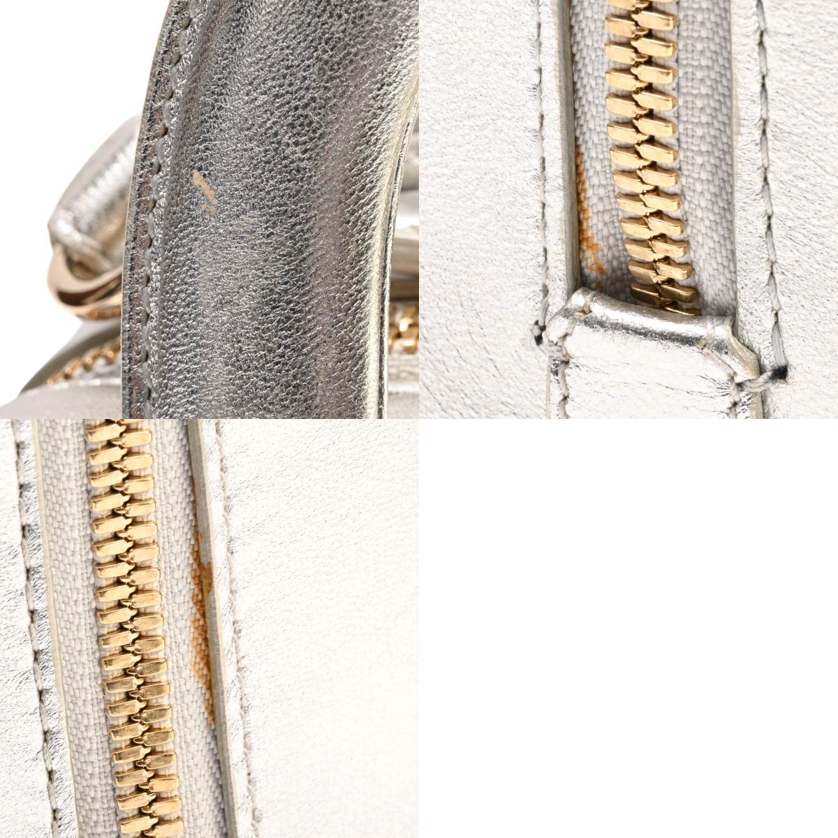 カナージュステッチ2wayバッグ シルバー