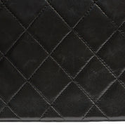 Circa 1990 Matelassé Full Flap Mini, Black