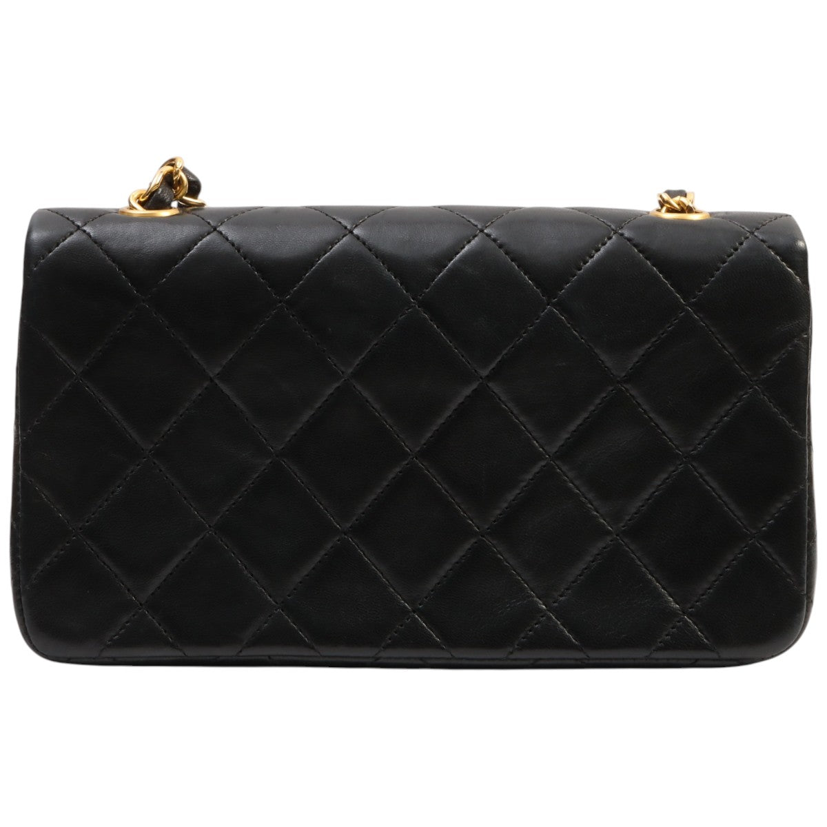 Circa 1990 Matelassé Full Flap Mini, Black