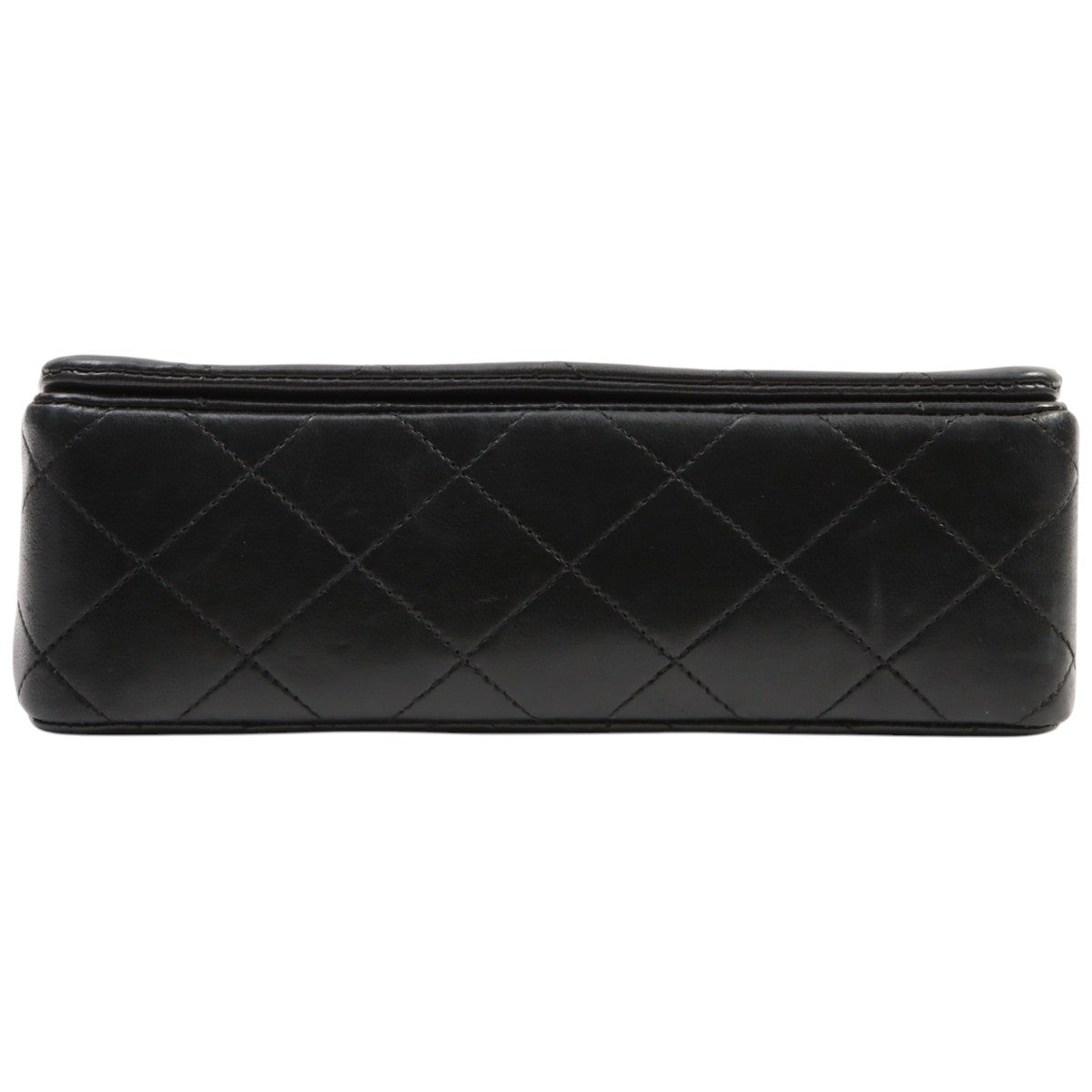 Circa 1990 Matelassé Full Flap Mini, Black