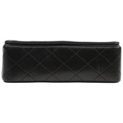 Circa 1990 Matelassé Full Flap Mini, Black