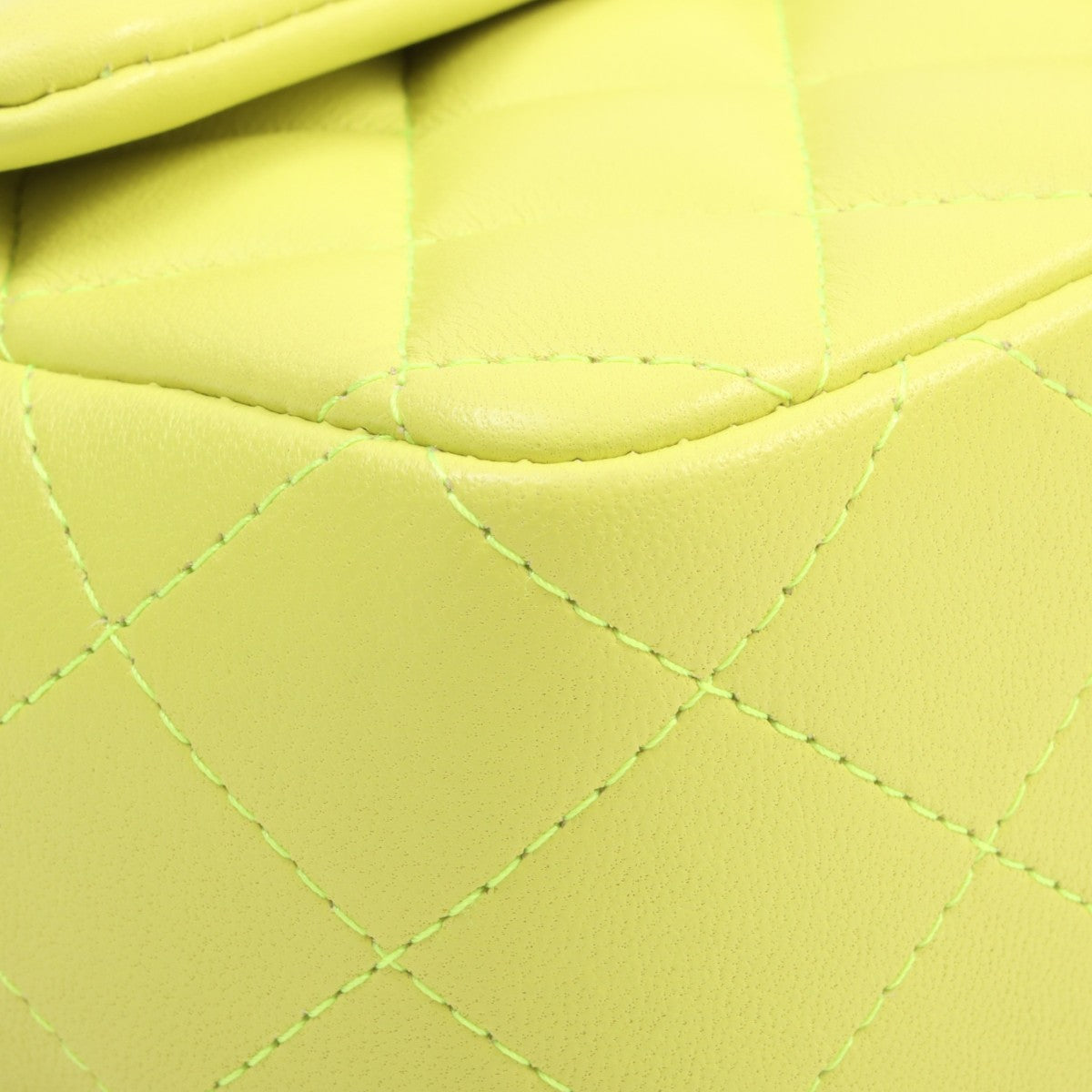 Circa 2021 Classic Flap CC Turn-Lock Chain Bag, Yellow Green
