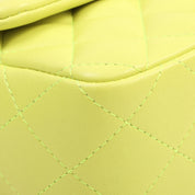 Circa 2021 Classic Flap CC Turn-Lock Chain Bag, Yellow Green