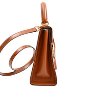 Lady Lock 2-way Bag Brown