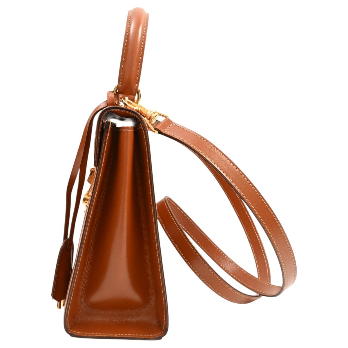 Lady Lock 2-way Bag Brown