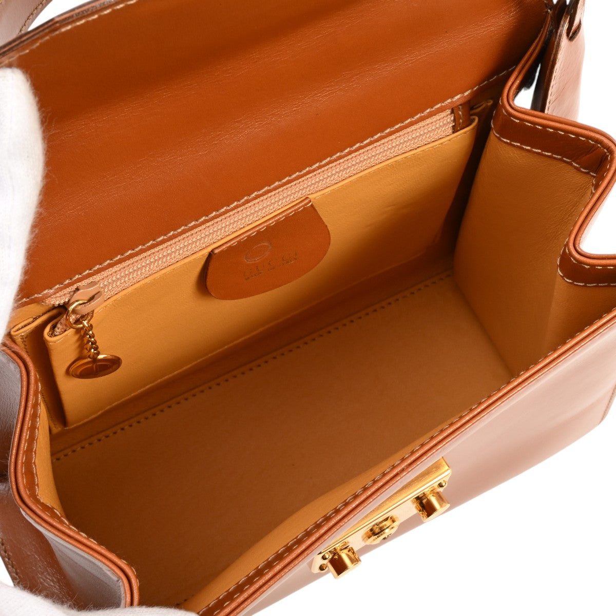 Lady Lock 2-way Bag Brown