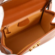 Lady Lock 2-way Bag Brown