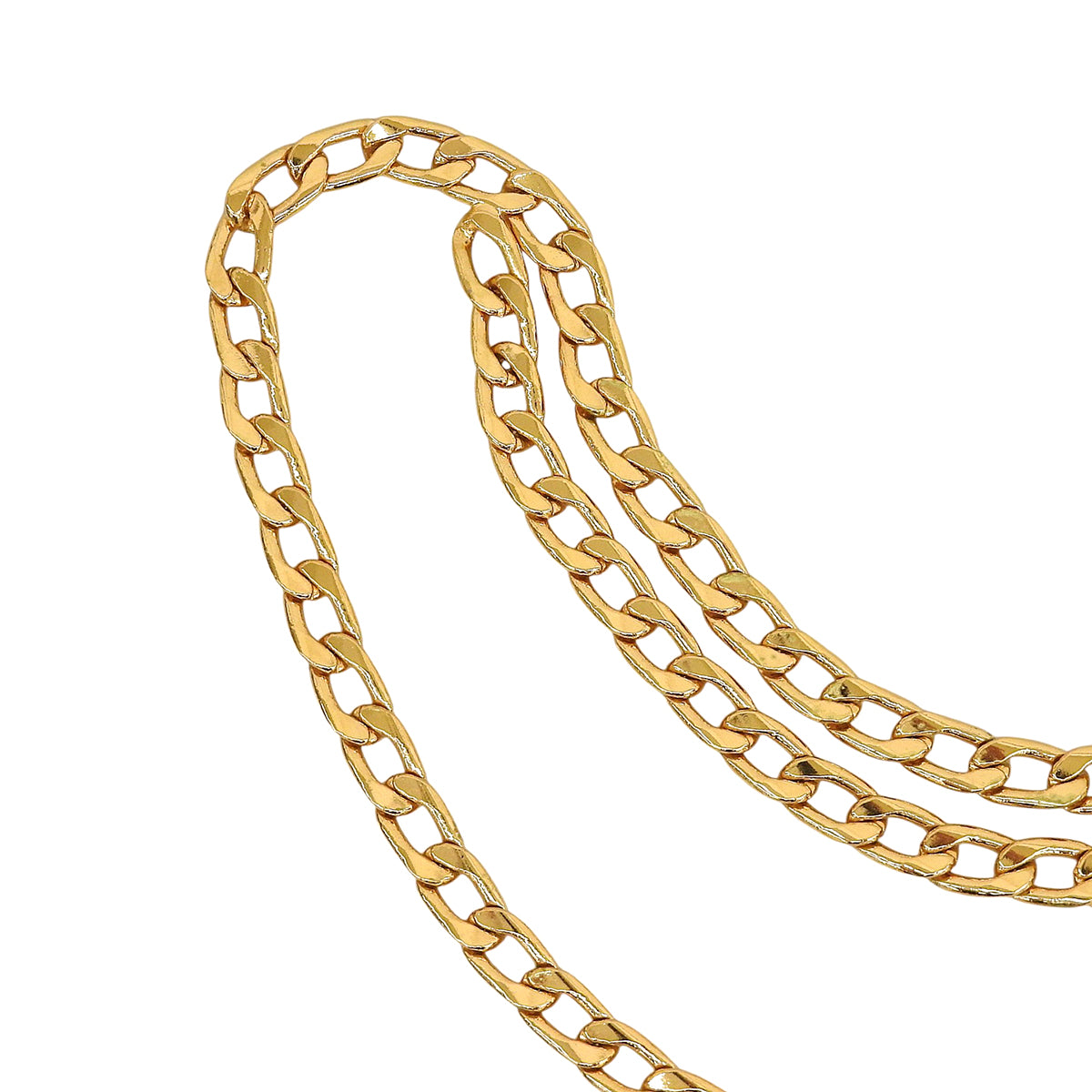 CC Mark Coin Charm Chain Belt Gold