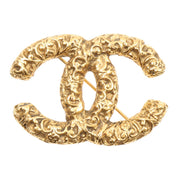 1993 CC Logo Design Brooch Gold