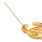 1993 CC Logo Design Brooch Gold