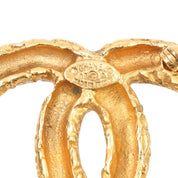 1993 CC Logo Design Brooch Gold
