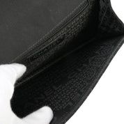 Circa 2004 CC Logo Emblem Patch Chain Shoulder Bag Black