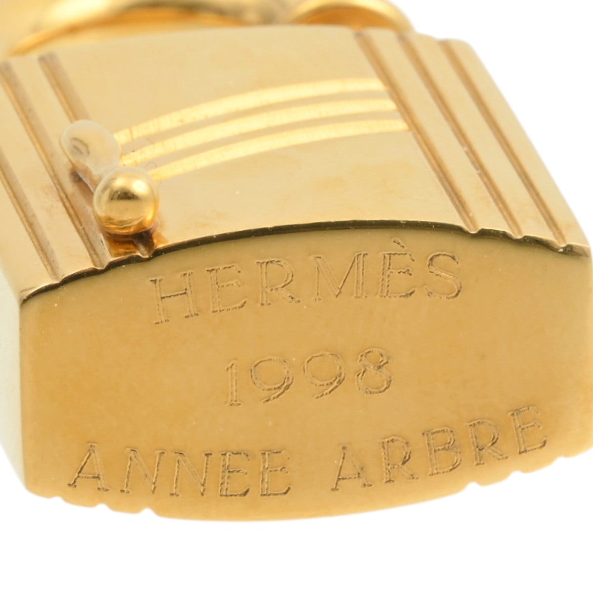 1998 Limited Edition ANNEE ARBRE Padlock Charm Gold