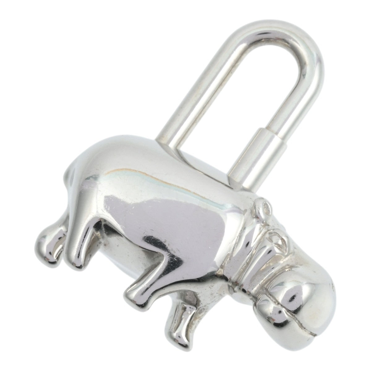 2005 Hippopotamus Cadena Charm Silver