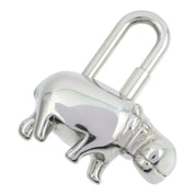2005 Hippopotamus Cadena Charm Silver