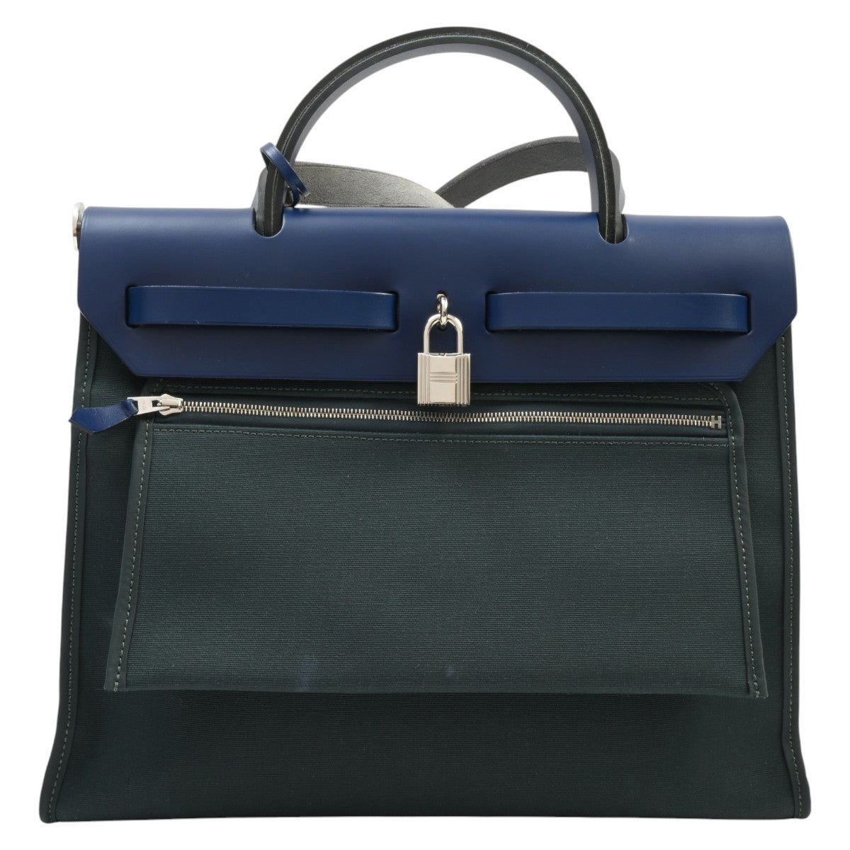 2019 Herbag Zip PM Blue Saphir/Vert Cypres