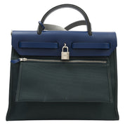 2019 Herbag Zip PM Blue Saphir/Vert Cypres