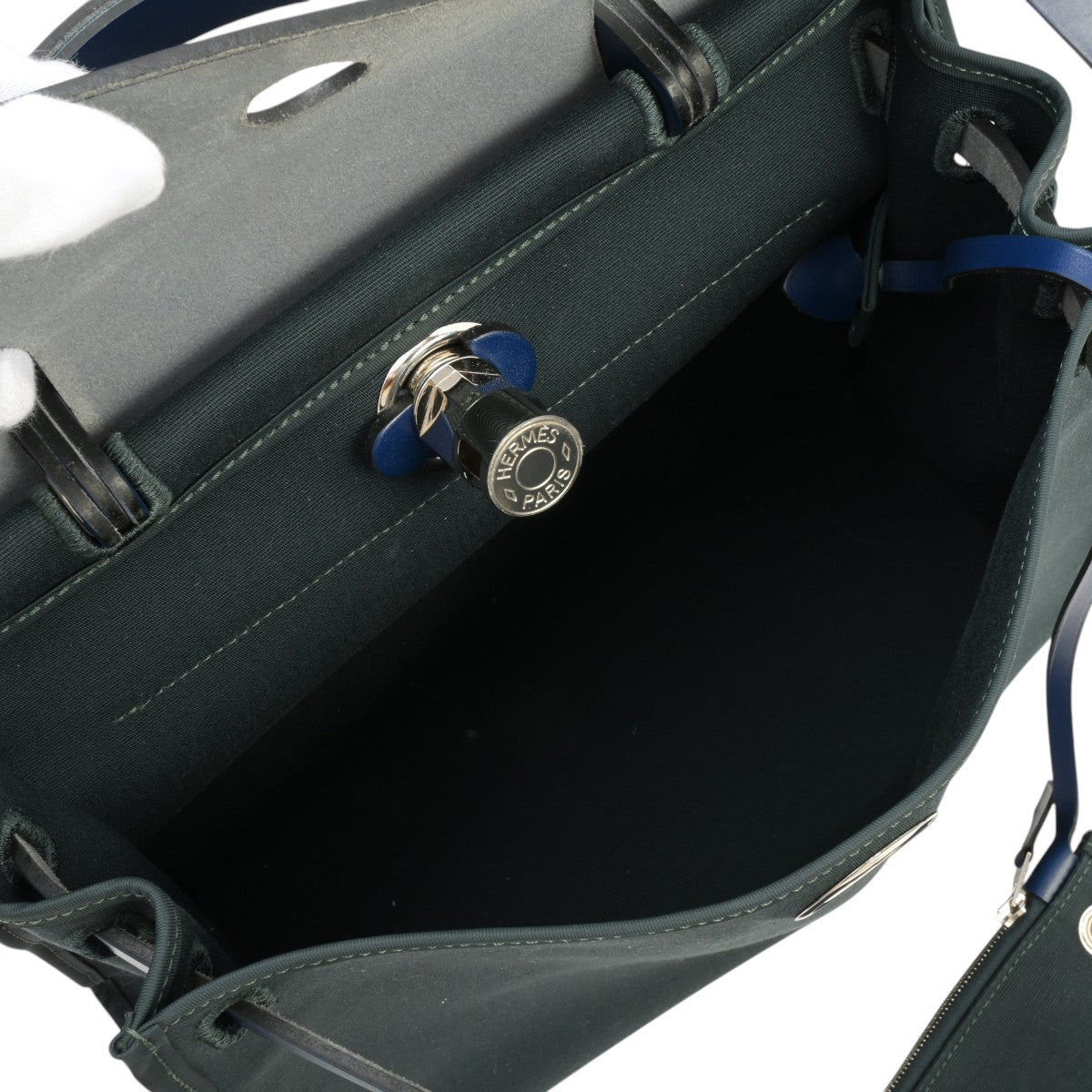 2019 Herbag Zip PM Blue Saphir/Vert Cypres