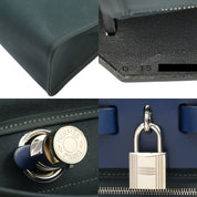 2019 Herbag Zip PM Blue Saphir/Vert Cypres