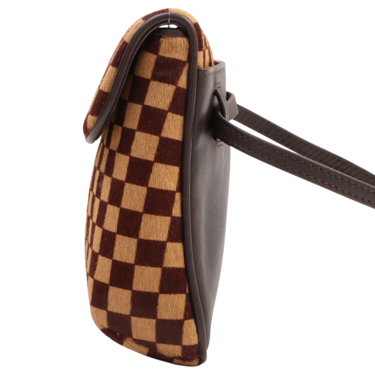 2001 Damier Sauvage Gazelle in calf hair, beige/brown