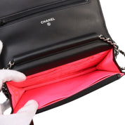 Circa 2012 Cambon Line Chain Wallet, Black