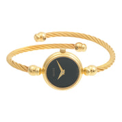 Round Logo Face Bangle Watch 2700.2.L Quartz Black