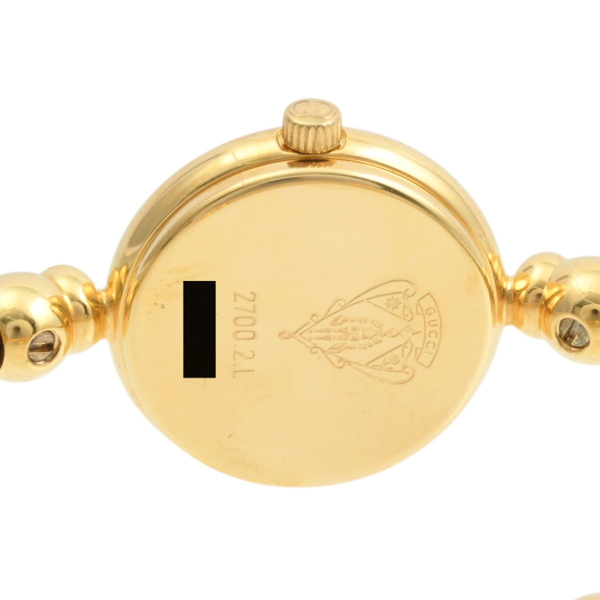 Round Logo Face Bangle Watch 2700.2.L Quartz Black