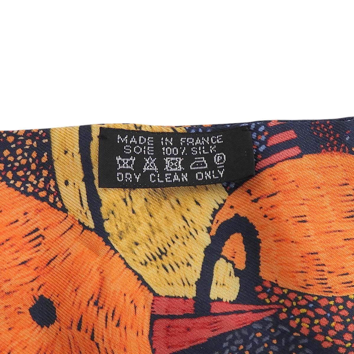 Chacun Fait Son Nid Twilly Orange/Navy/Multi