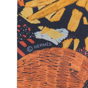 Chacun Fait Son Nid Twilly Orange/Navy/Multi