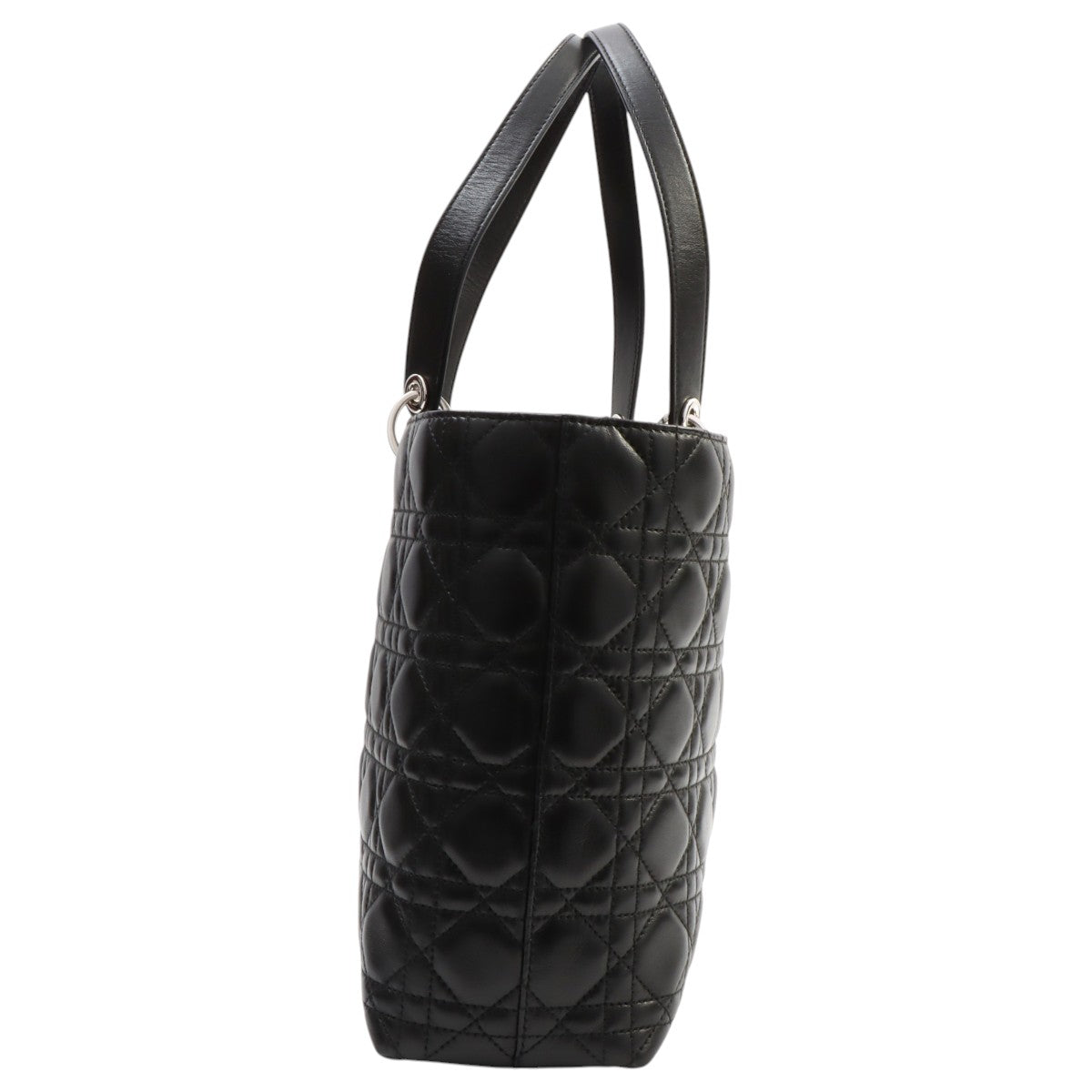 Canage Stitch Logo Charm Tote Bag Black