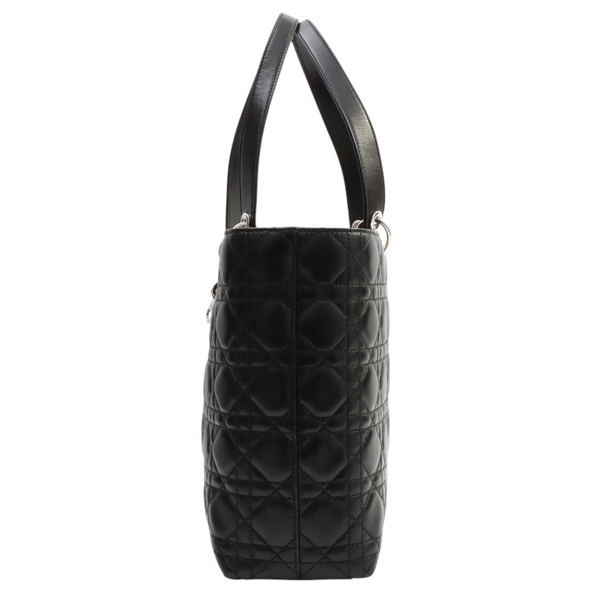 Canage Stitch Logo Charm Tote Bag Black