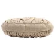 Linen Matelassé 2-Way Bag Beige/Gold