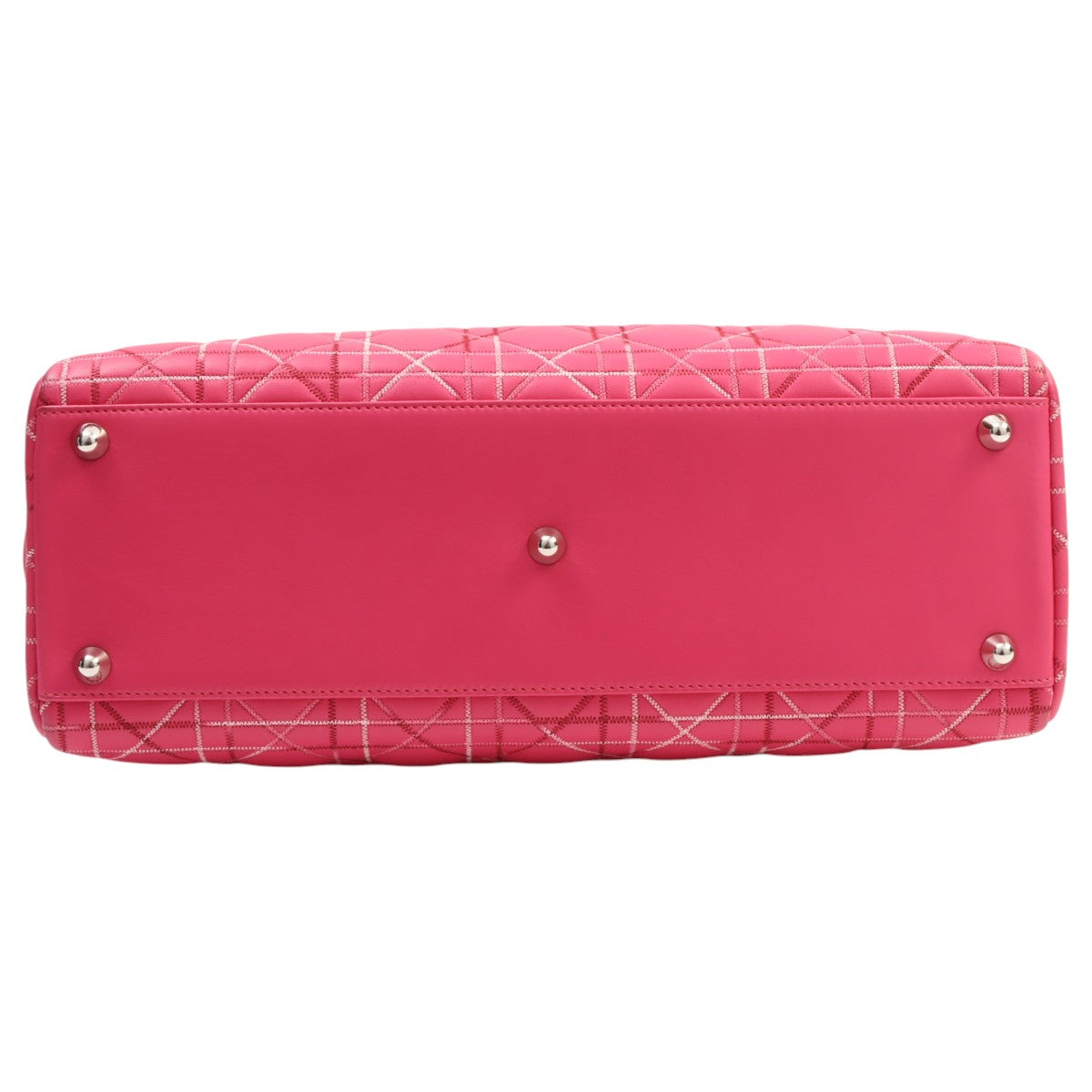 Lady Dior Cannage Stitch 2-Way Bag L Pink