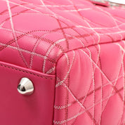 Lady Dior Cannage Stitch 2-Way Bag L Pink