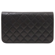 Circa 2004 Matelassé Full Flap Mini, Black