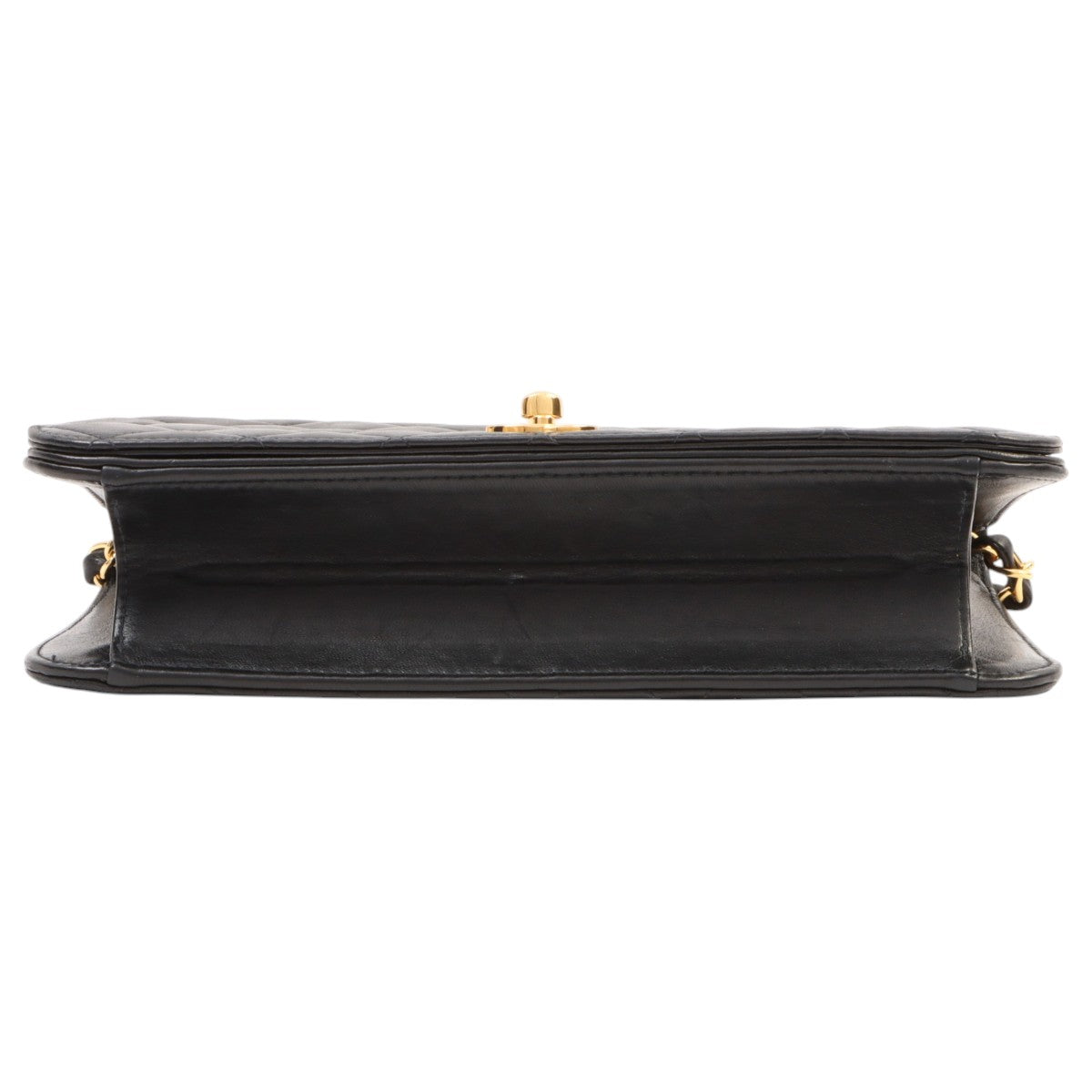 Circa 2004 Matelassé Full Flap Mini, Black