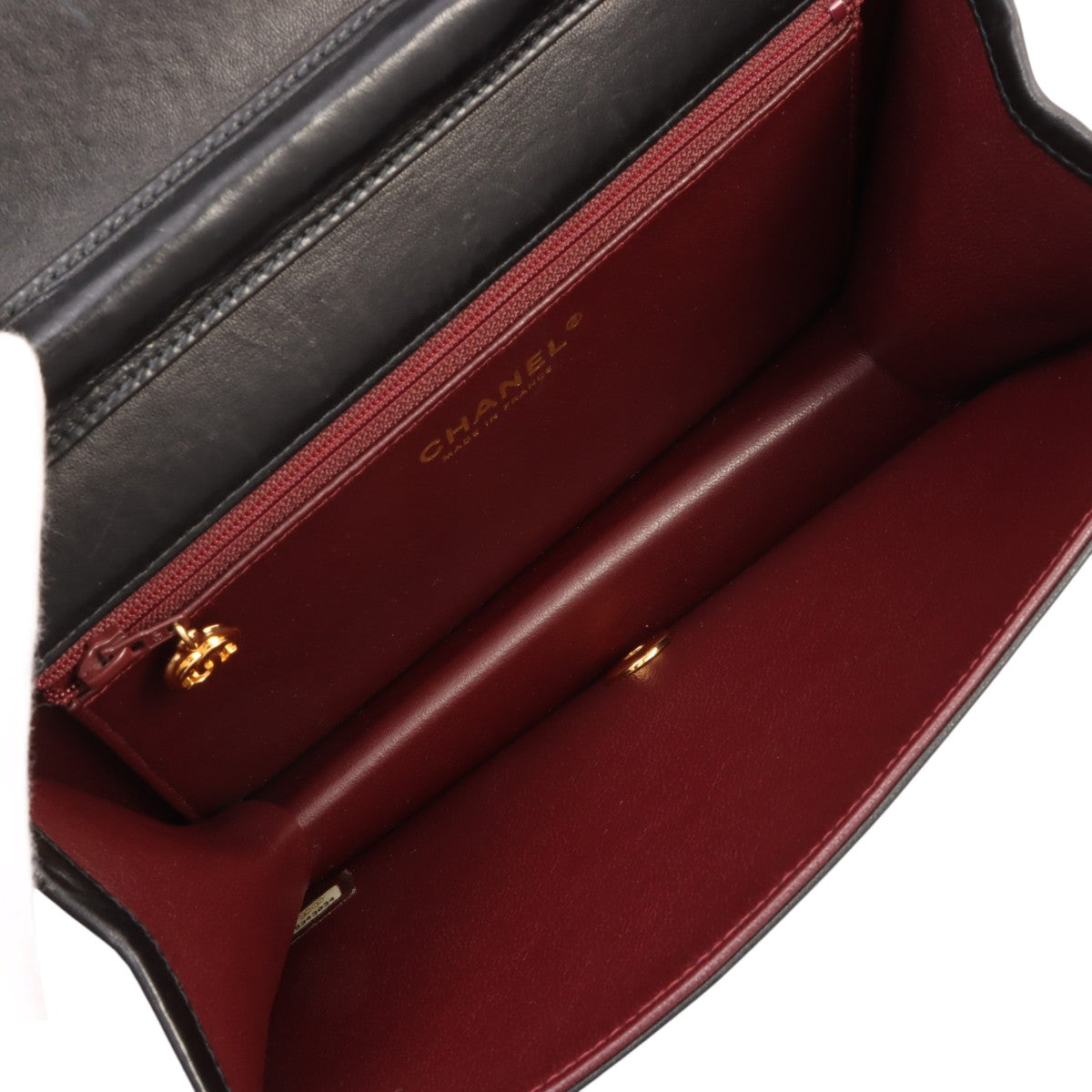 Circa 2004 Matelassé Full Flap Mini, Black