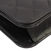 Circa 2004 Matelassé Full Flap Mini, Black