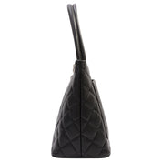 Circa 2000 Caviar Skin CC Mark Stitch Reissue Tote Bag Black