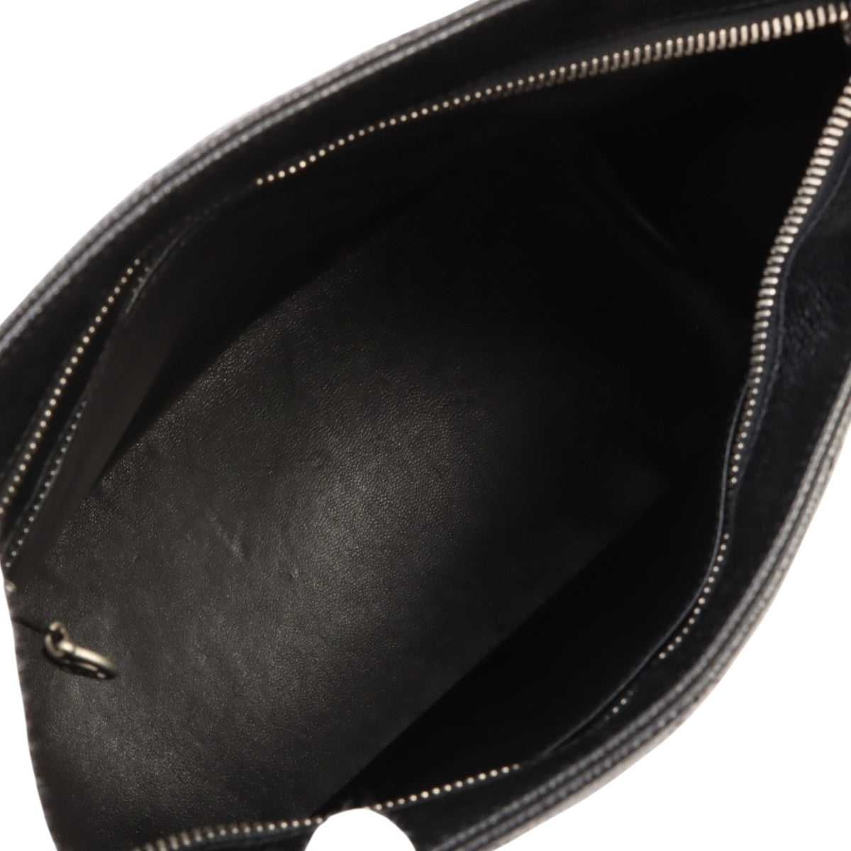 Circa 2000 Caviar Skin CC Mark Stitch Reissue Tote Bag Black